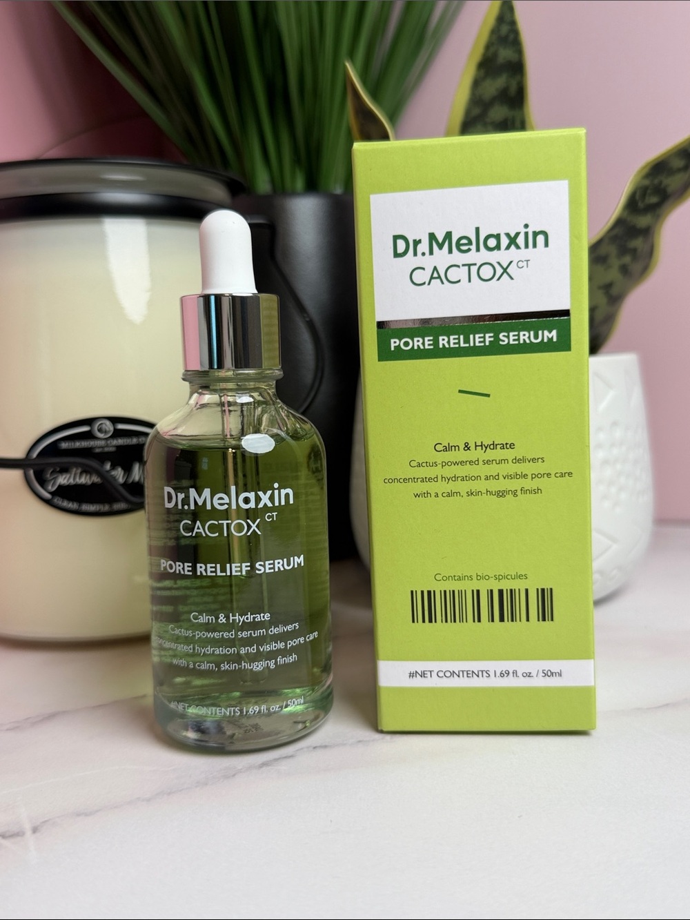 Dr. Melaxin CACTOX Pore Relief Serum — Green Calming Face Serum